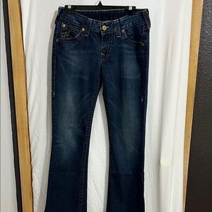 True Religion Women's Dark Blue Boot Cut Jeans
